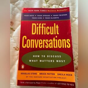 5/15 Difficult Conversations: How to Discuss What Matters Most by Stone, Douglas